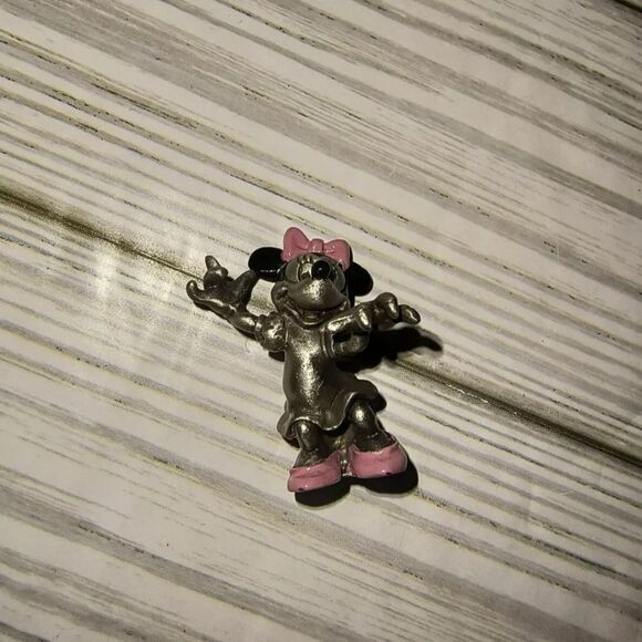 Hudson Fine Pewter Disney Minnie Mouse Playing Piano Figurine #5474 Made In USA - Picture 7 of 12